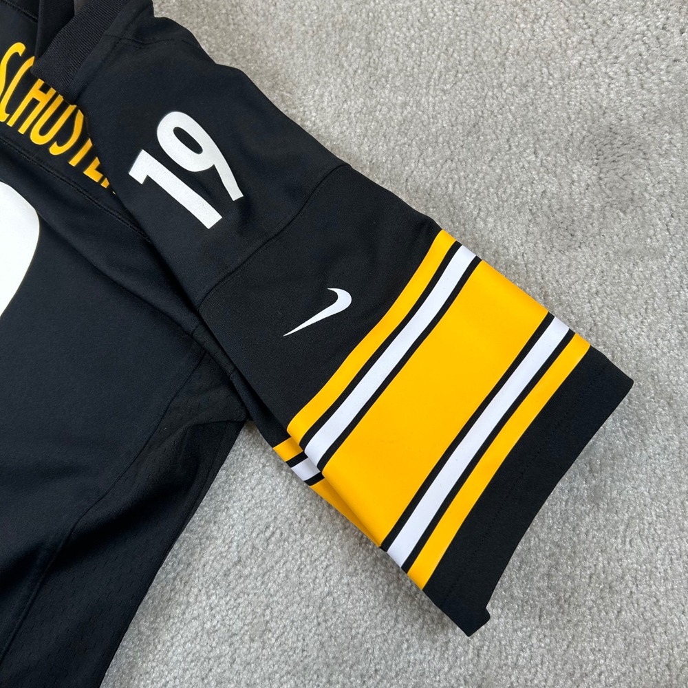 Nike Pittsburgh Steelers Jersey Youth XL Black JuJu Smith-Schuster 19 NFL - Picture 8 of 13